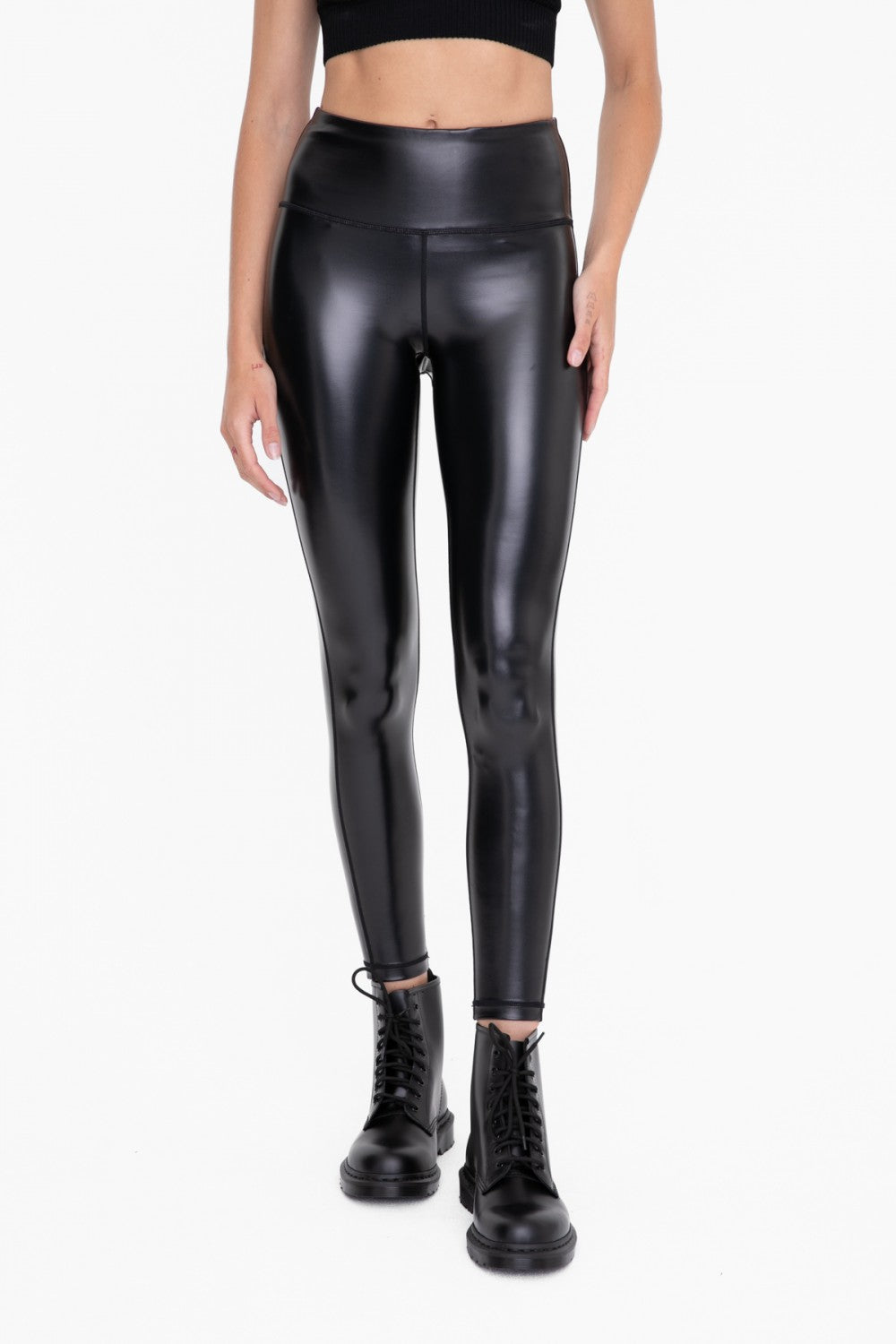 Mono b Black Leather Look Leggings – KC Klothing Boutique