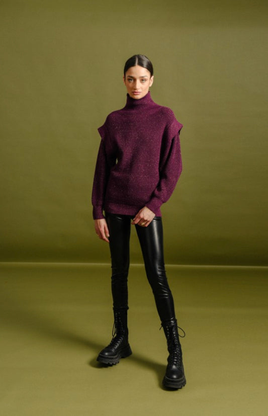 Final Sale Molly Bracken Ruffle Sleeve Sweater